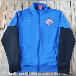 2000s Nike Dallas cup soccer track jacket  men's size Medium  measurements 21